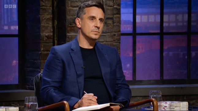 ****Ruckas Videograbs**** (01322) 861777 ****IMAGES SUPPLIED BY RUCKAS**** *IMPORTANT* Please credit BBC for this picture. 19/01/24 Grabs from last night's episode of Dragon's Den which saw Gary Neville appearing as a guest Dragon Mobile (UK) : 07742 164 106 **IMPORTANT - PLEASE READ** The video grabs supplied by Ruckas Pictures always remain the copyright of the programme makers, we provide a service to purely capture and supply the images to the client, securing the copyright of the images will always remain the responsibility of the publisher at all times. Standard terms, conditions & minimum fees apply to our videograbs unless varied by agreement prior to publication.