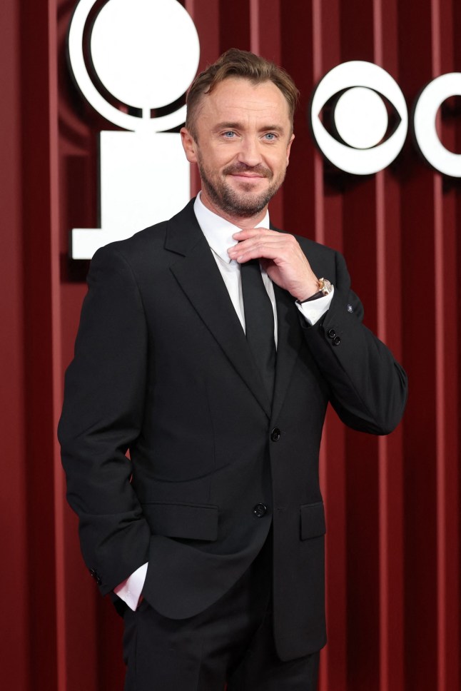Tom Felton attends the 78th Annual Tony Awards in New York City, U.S., June 8, 2025. REUTERS/Jeenah Moon